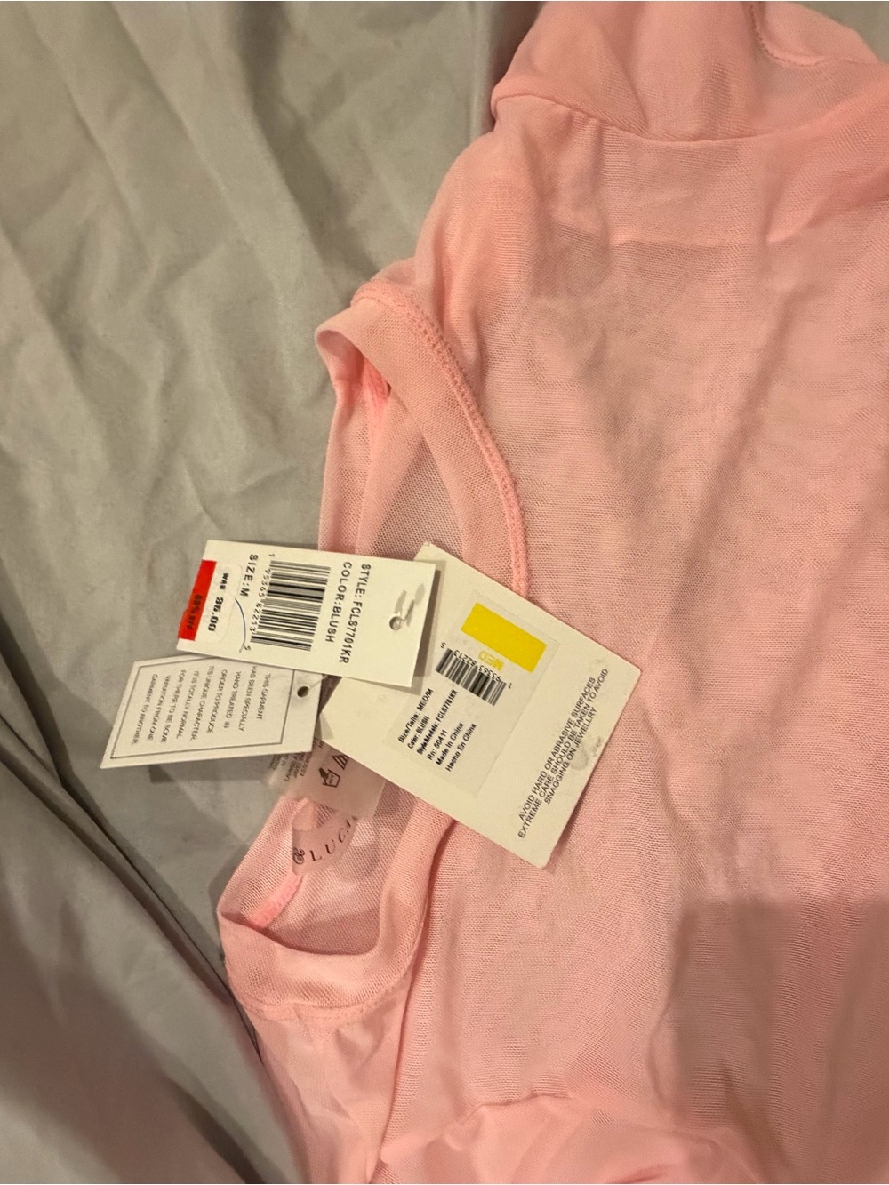 Light Pink Short Sleeve Tee with Tags